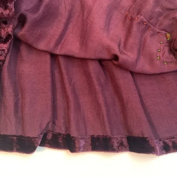 Host Pick! ❤️ April Cornell Velvet Embroidered Dress - Picture 6 of 8